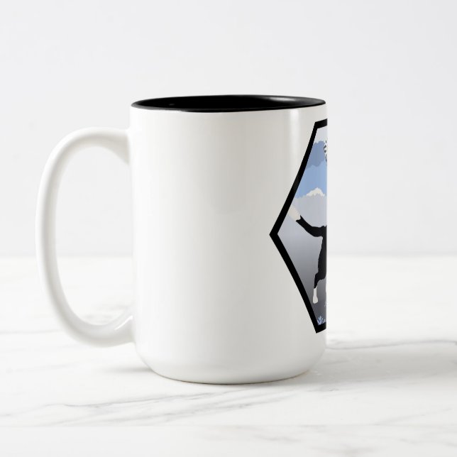 No Missed Days January Badge Two-Tone Coffee Mug (Left)