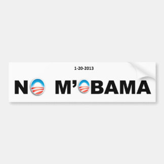 NO MOBAMA Bumper Sticker