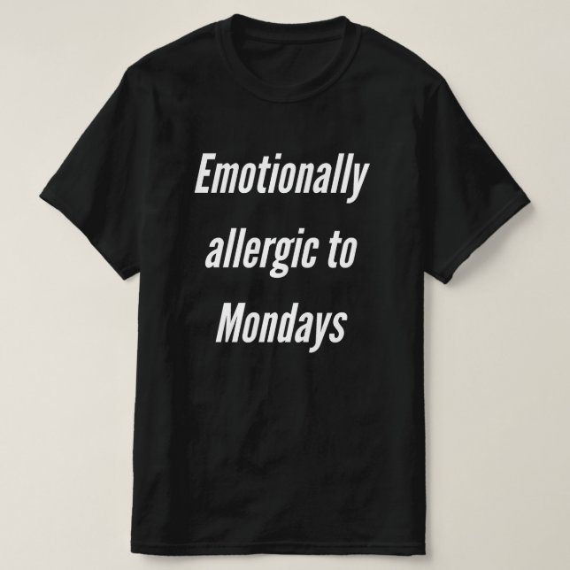 No Mondays Mens T-Shirt (Design Front)