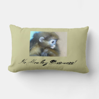 No Monkey Business Pillow