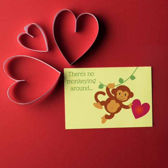 No Monkeying Around Post Card (Creator Uploaded)