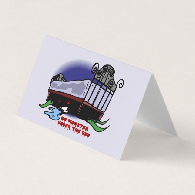 No Monster Under the Bed Classroom Exchange Card (Front)