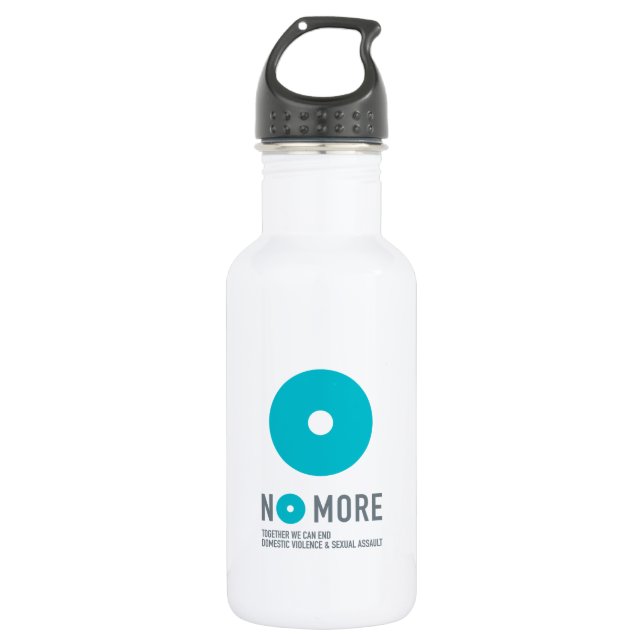 NO MORE 18oz Water Bottle (Front)