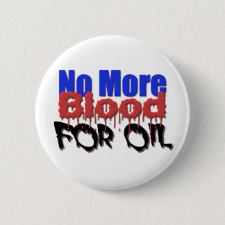 No More Blood 6 Cm Round Badge