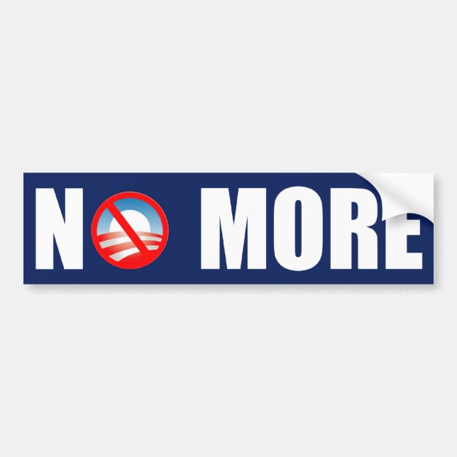 No More Bumper Sticker (Front)
