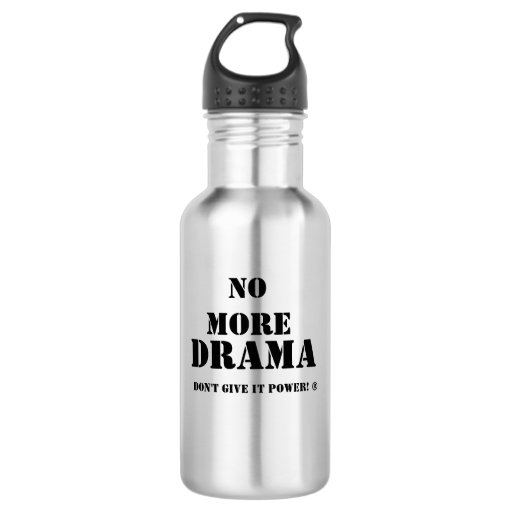 Image of No More Drama, is madatory to live a life of peace 532 Ml Water Bottle