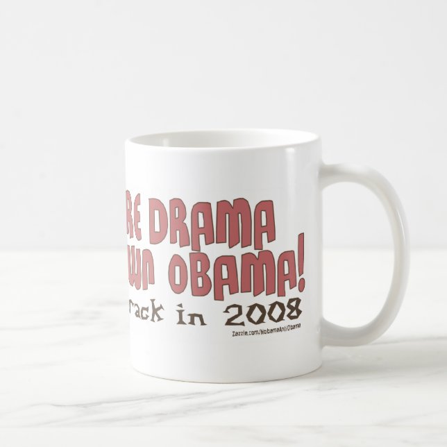 No More Drama, Shut Down Obama Mug (Right)