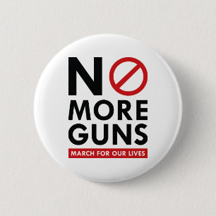 No More Guns 6 Cm Round Badge