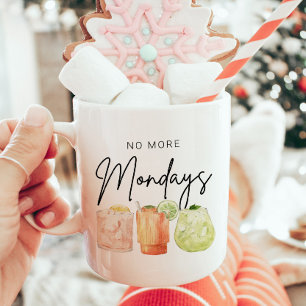 No More Mondays Personalised Retirement Coffee Mug