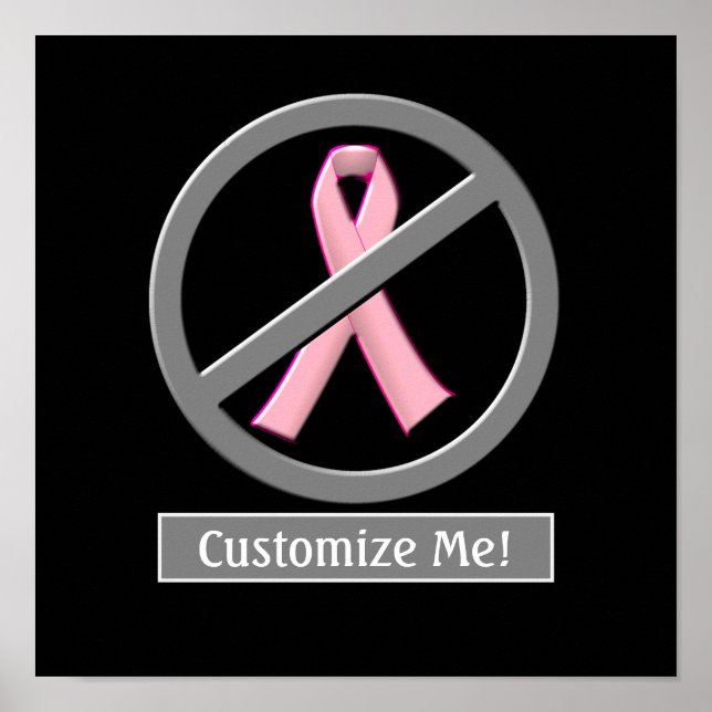 No More Pink Ribbons!  Poster (Front)