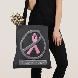 No More Pink Ribbons!  Poster Tote Bag