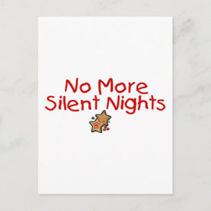 No More Silent Nights Postcard