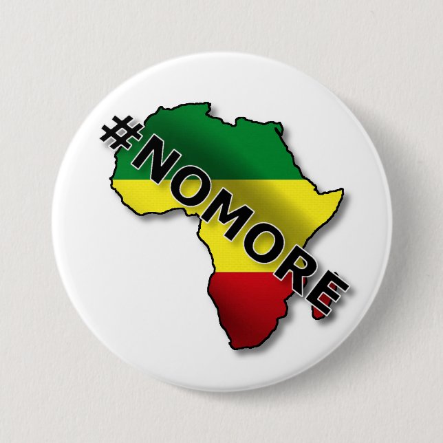 No More! Stay out of Ethiopia! 7.5 Cm Round Badge (Front)