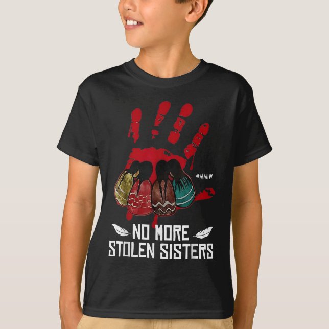 No More Stolen Sisters - Justice Indigenous Native T-Shirt (Front)
