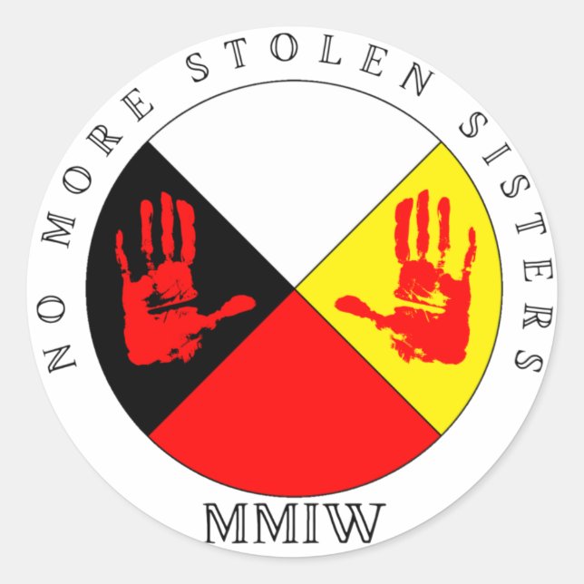 No More Stolen Sisters Keychain Button Classic Round Sticker (Front)