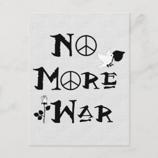 No More War Postcard