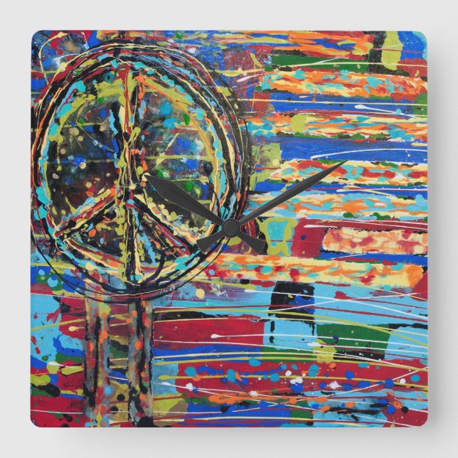 No More War Wall Clock (Front)
