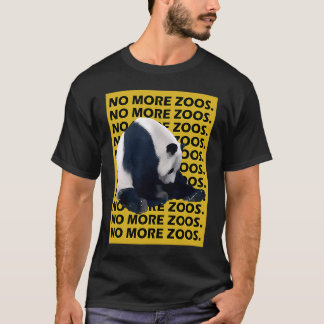 No More Zoos Yellow Panda T-Shirt