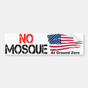 No Mosque at Ground Zero Bumper Sticker