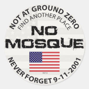 No Mosque At Ground Zero Classic Round Sticker