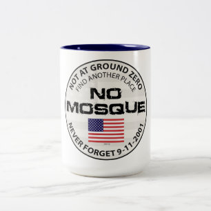 No Mosque At Ground Zero Two-Tone Coffee Mug