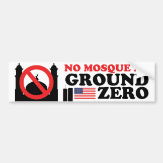 No Mosque Bumper Sticker