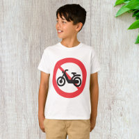 No Motorbikes Road Sign
