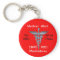 No MRI Medical Alert CRPS/RSD Medications Keychain