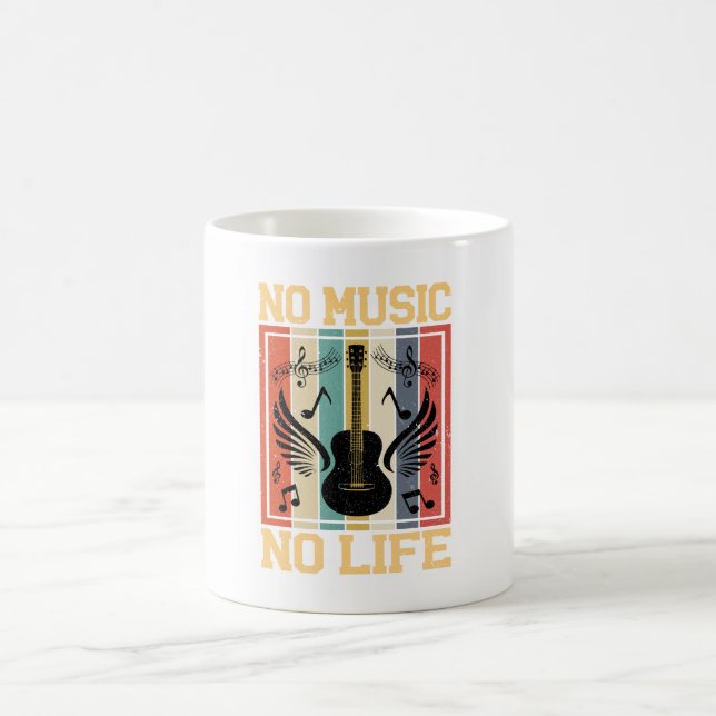 No Music No Life Coffee Mug (Center)