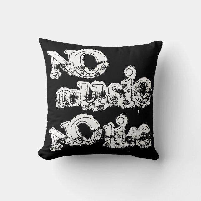 No Music No Life Cushion (Front)