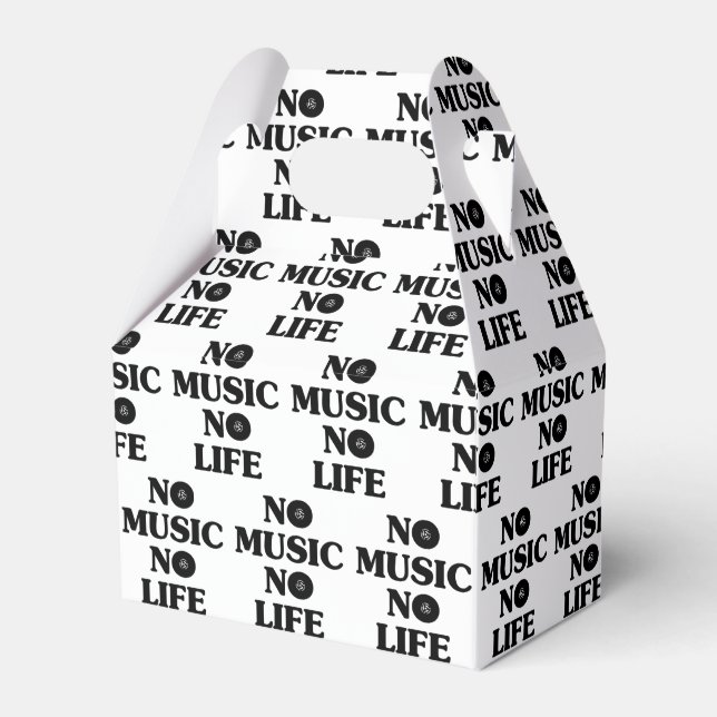 NO MUSIC NO LIFE FAVOUR BOX (Front Side)
