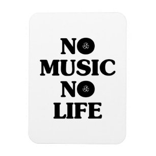 NO MUSIC NO LIFE MAGNET