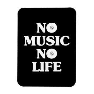 NO MUSIC NO LIFE MAGNET