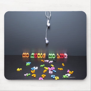 No Music No Life Mouse Mat