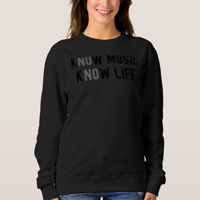 No Music No Life Sweatshirt (Front)