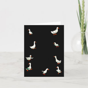 No My Ducks Are Certainly Not In A Row Funny Duck Card