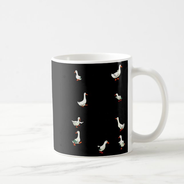 No My Ducks Are Certainly Not In A Row Funny Duck  Coffee Mug (Right)