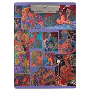 No Naughty Bit!! Collage Clipboard