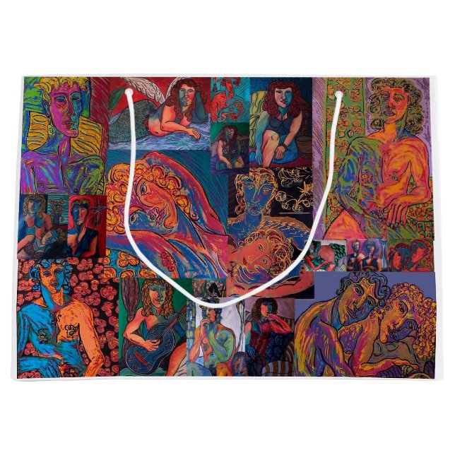 No Naughty Bits!! Party Supplies Large Gift Bag (Front)