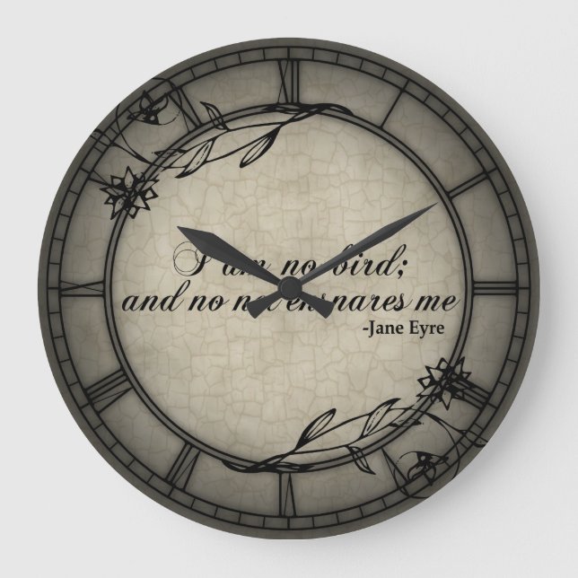 No Net Ensares Me Large Clock (Front)