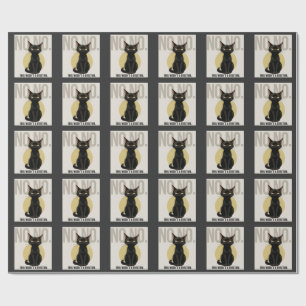 NO NO Cat T-Shirt – Funny Black Cat Meme Shirt Wrapping Paper