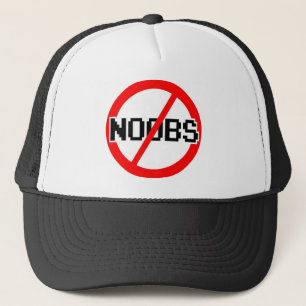 NO NOOBS - geek/hacker/pc/code monkey Trucker Hat