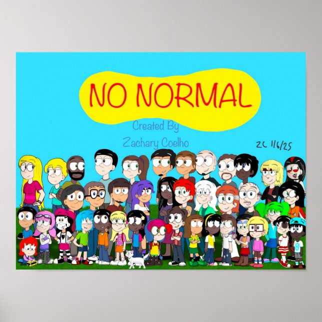 No Normal Character Poster (Front)