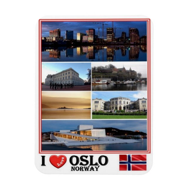 NO  Norway - Oslo - Magnet (Vertical)