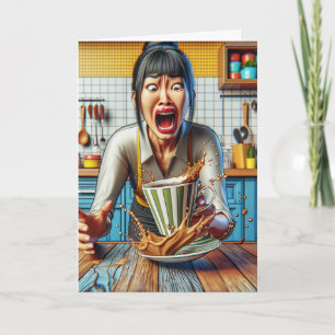 No, Not the Coffee   Funny Housewife Card