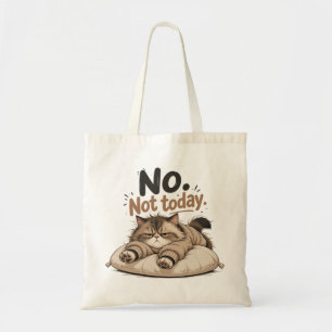 No, Not Today – Grumpy Cat Tote Bag