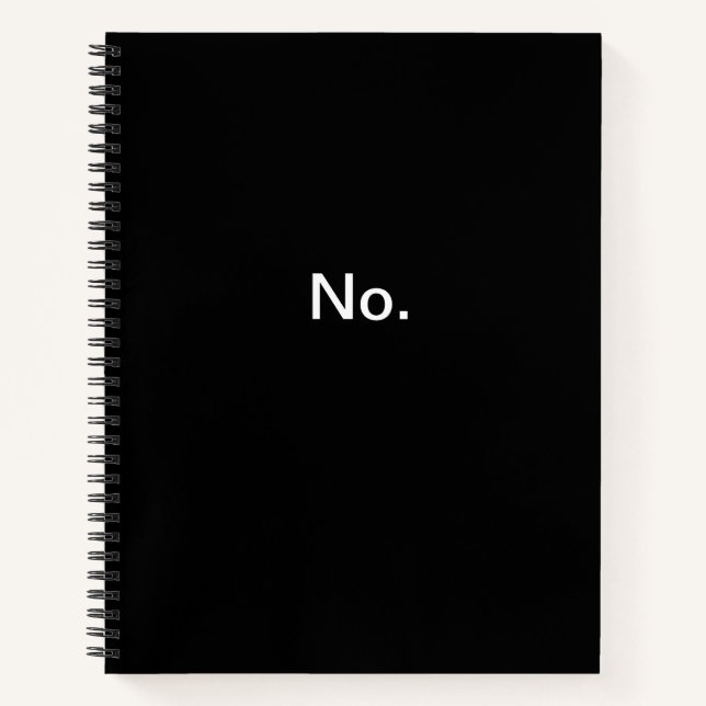 No. Notebook. Notebook (Front)
