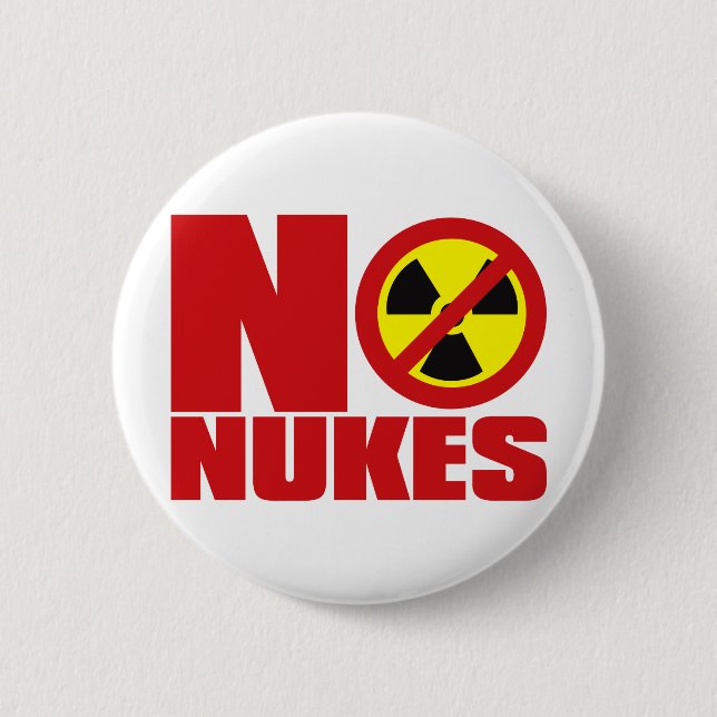 NO_NUKES 6 CM ROUND BADGE (Front)