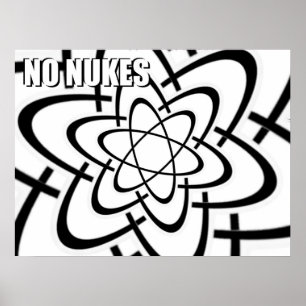 NO NUKES  POSTER