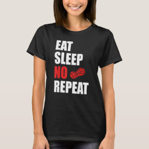 No Nut November Eat Sleep No Nut Repeat NNN Meme T-Shirt